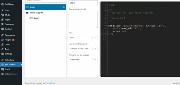 wpcodebox review snippet repository 3