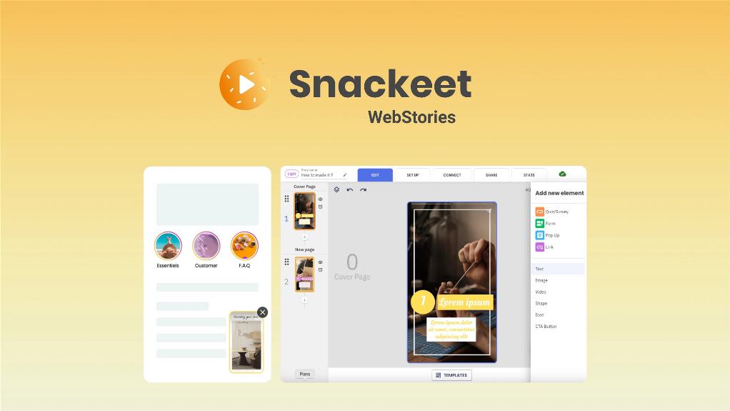 Snackeet Web Stories Review